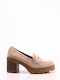 Ligglo Suede Beige Heels