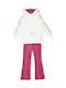 Kinder-Set mit Hose Winter 2Stück Offwhite
