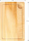 Giszben Wooden Chopping Board Brown 22x33cm