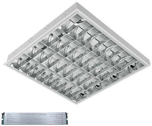 Elmark Recessed Fluorescent Ceiling Light LED 36W Natural White M59.5xB59.5xH70cm With Block