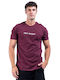 Αθλητικό T-shirt Oxblood, Μπορντό