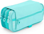 Triple Pencil Case Pastel Green