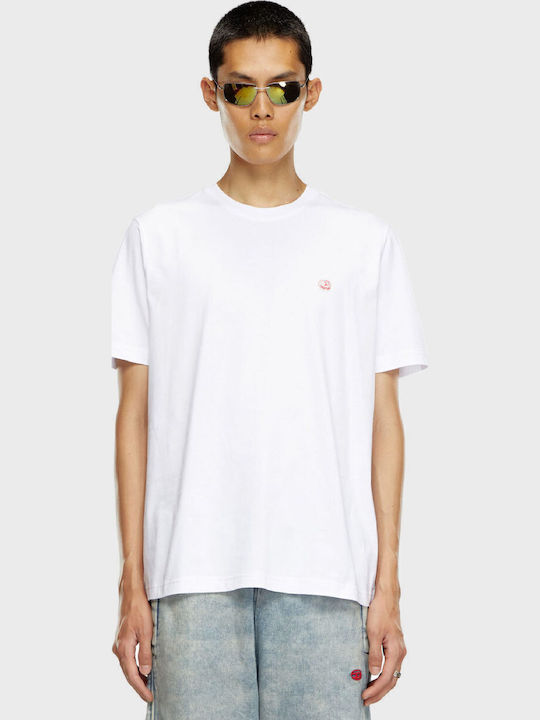 Diesel T-shirt White A16424-0QKAP-100 | Skroutz.gr