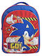 Σχολική Τσάντα Νηπιαγωγείου 2 Θέσεων Sonic 36x27x11cm 16290-3217