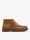 Torhill Moss Leather Women's Ankle Boots Platform Tabac Brown