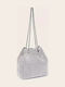 Damenbeutel Schultertasche Silber