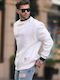 madmext Men's Sweatshirt white