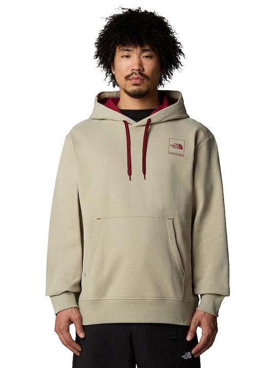 The North Face Coordinates Herren Sweatshirt mit Kapuze und Taschen Stone