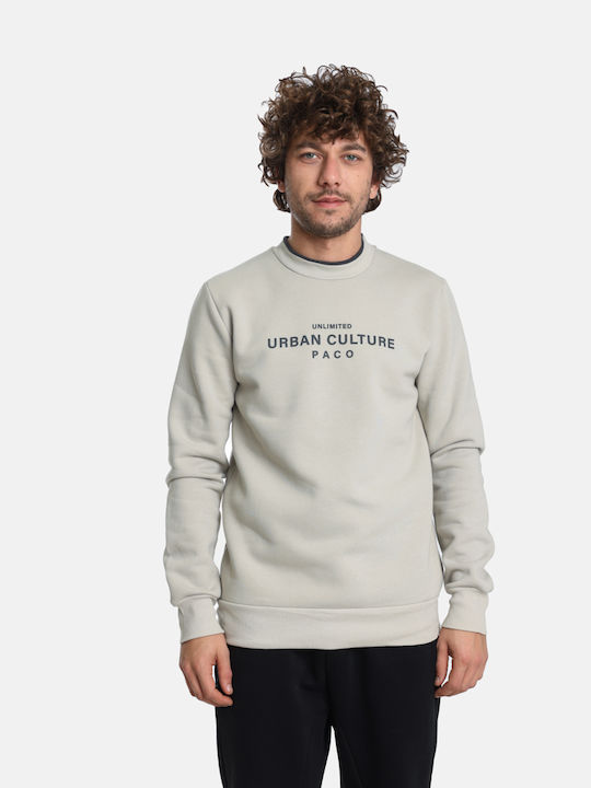 Life Style Butiken Herren Sweatshirt Ecru