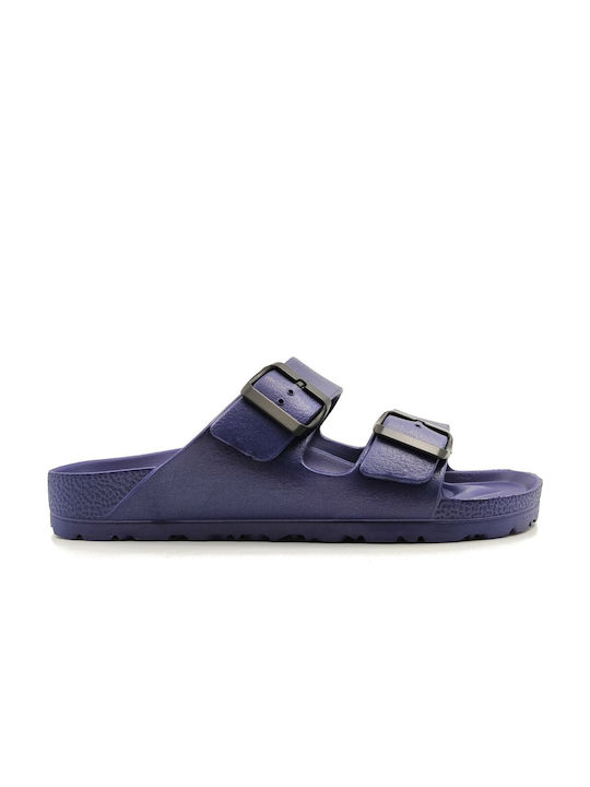 Twist Women's Flat Sandals Anatomic in Navy Blue Color