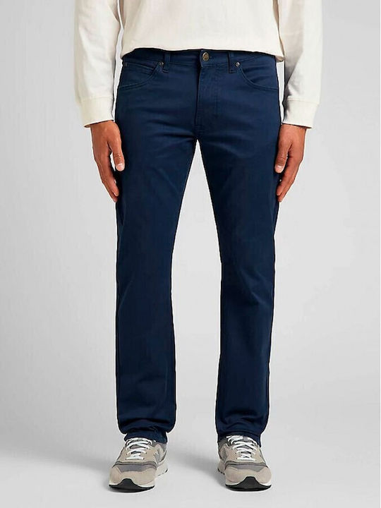 Daren Men's Jeans Pants Elastic with Regular Fit Dark Blue