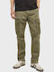 Trousers Cargo Elastic in Relaxed Fit Olive