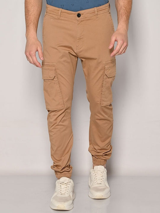 Camaro Men's Trousers Cargo Tabac Brown