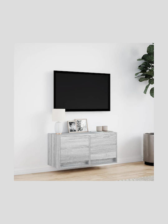 Έπιπλο Τηλεόρασης Γκρι Sonoma Μ80xΠ31xΥ38cm