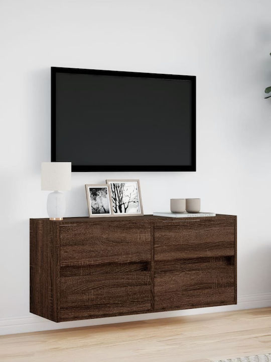 TV-Ständer Braune Eiche M100xT31xH45cm