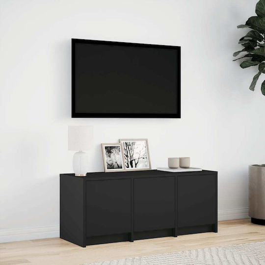 Έπιπλο Τηλεόρασης Μαύρο Μ97xΠ34xΥ40cm
