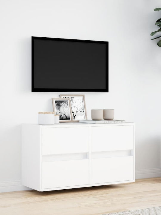 TV Stand White M80xD31xH45cm