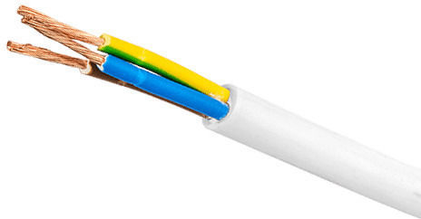 Elmark Cablu de Alimentare cu Diametru 3x1mm² 1m Flexibil