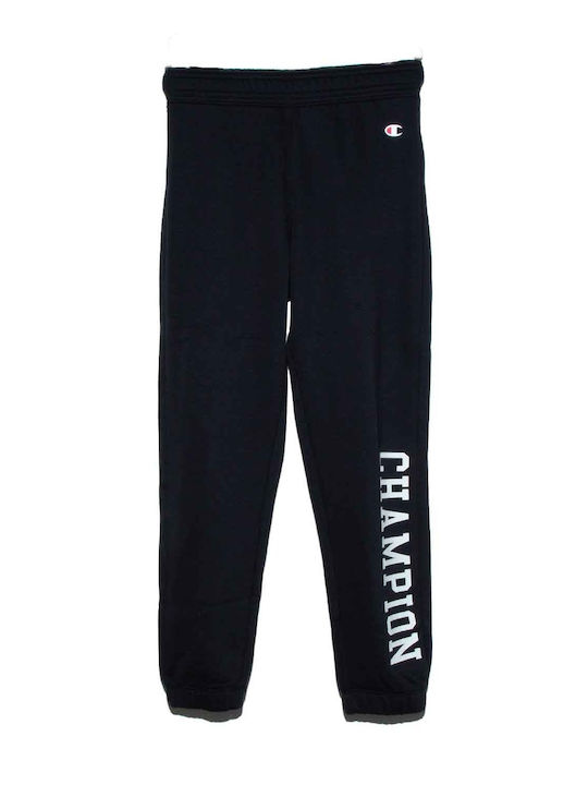 Champion Copilăresc Pantalon de Trening Black Elastic Cuff