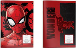 Spiderman School Notebook 17x25 B5 Ruled 40 Sheets