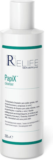 Relife PapiX Flüssiger Gesichtsreiniger mit Feuchtigkeitsspendender & Gegen Unvollkommenheiten Wirkung 200ml