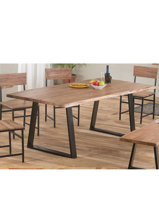 Lizard-w Tisch Speisesaal Holz Coffee 140x80x78cm