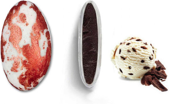 Zaxaropolis Choco Splash in Form von Mandelform mit Geschmack von Stracciatella Kupfer 1000gr