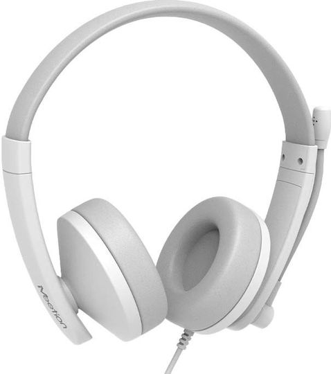 Meetion HP003U On Ear Multimedia Ακουστικά με μικρόφωνο και σύνδεση NFC σε Λευκό χρώμα