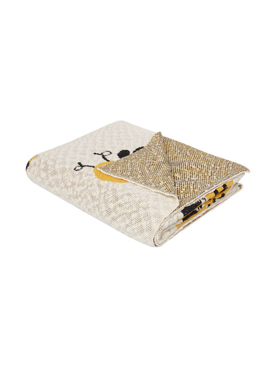 Beliani Κουβέρτα Beige 130x170εκ.