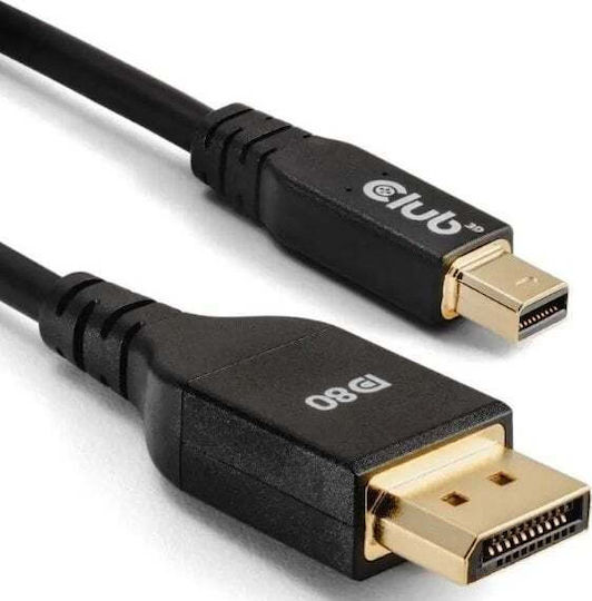 Club3D Cablu DisplayPort - DisplayPort 1m Negru (CAC-1116)