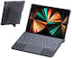 Flip Cover cu Tastatură Gri (iPad 2022 10.9'' - iPad 2022 10,9" / iPad Air 2020/2022 / iPad Pro 2018 11" / iPad Pro 2020 11" / iPad Pro 2021 11" / iPad Pro 2022 11'')