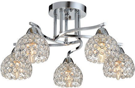 Elmark Ceiling Mount Light 50cm Silver with Socket E14