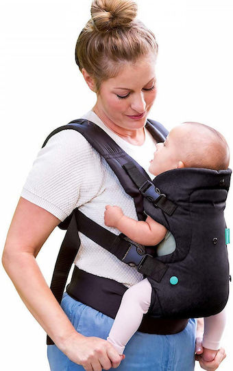 Κλασικός Μάρσιπος Baby Carrier 4 in 1 Μαύρο με Μέγιστο Βάρος 15kg