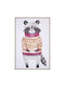 Beliani Kids Framed Canvas Wall Painting 63x93cm