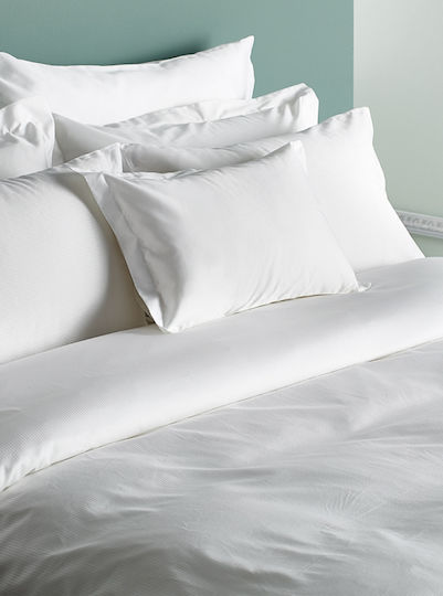 Vesta Home Cearșaf de Hotel Alb Extra Mare 240x270cm Bumbac și poliester 1buc