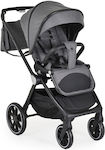 Cangaroo Christiano Adjustable 3 in 1 Baby Stroller Suitable for Newborn Dark Grey