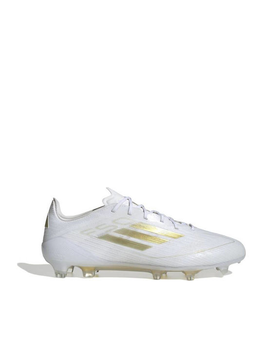 adidas F50 Elite Футболни Обувки с Бутони Бял