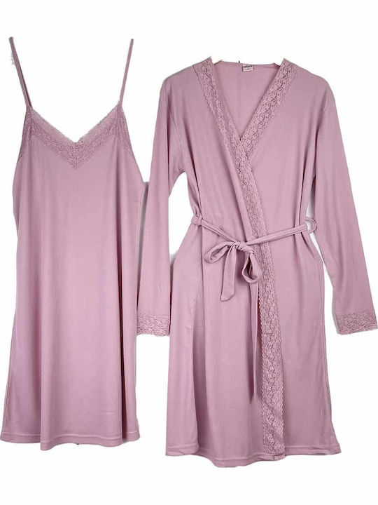 Cootaiya Sommer Damen Robe mit Nachthemd Rotten Apple
