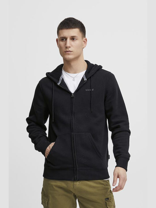 Blend Men's Sweatshirt Jacket Black