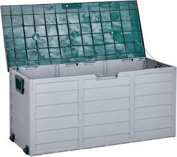 Beliani Outdoor Storage Box Locarno 245lt Green L112xW50xH53cm