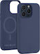 Force Case Magsafe Hülle iPhone 15 Pro Stoßfest Matt Dunkelblau