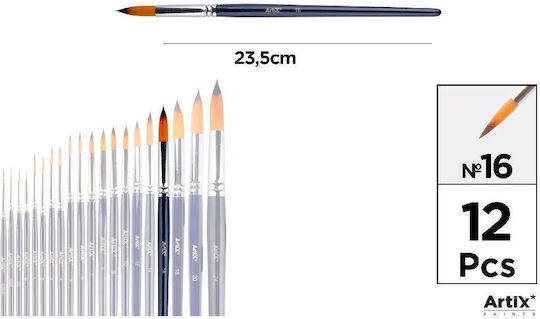 MP Professional Round Synthetic Brush No.16 PP344-17
