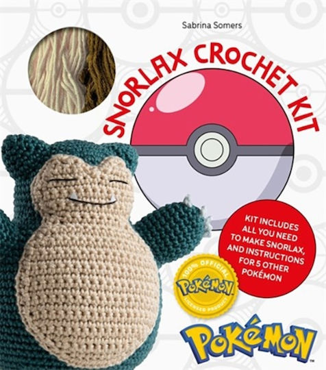 Комплект за плетене на една кука Pokemon Snorlax - Дейвид и Чарлз