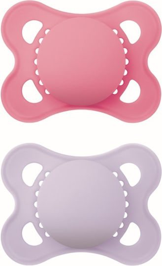 Mam Colours Of Nature Schnuller Silikon Fuchsia-Lila Matt für 2-6 Monate 2Stück