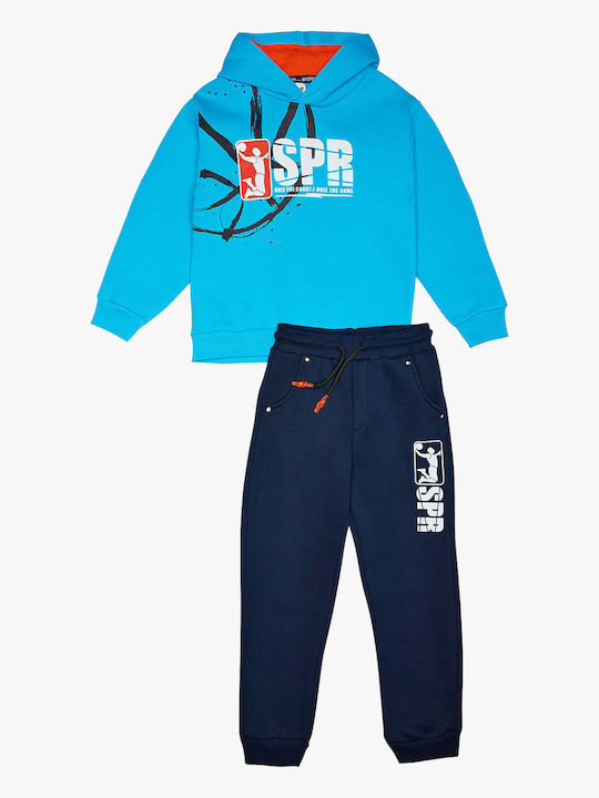 Sprint Kids Sweatpants Set Turquoise