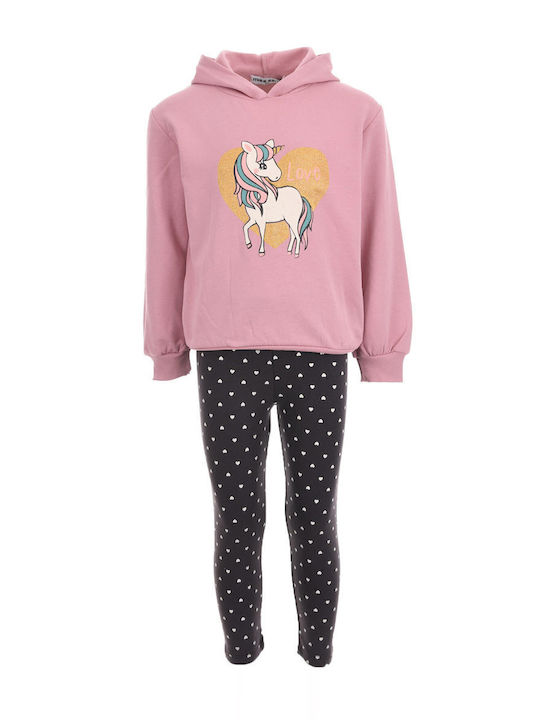 Evita Комплект Зима 3бр Pink, Anthracite