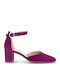 Pantofi cu toc cu Curea Violet