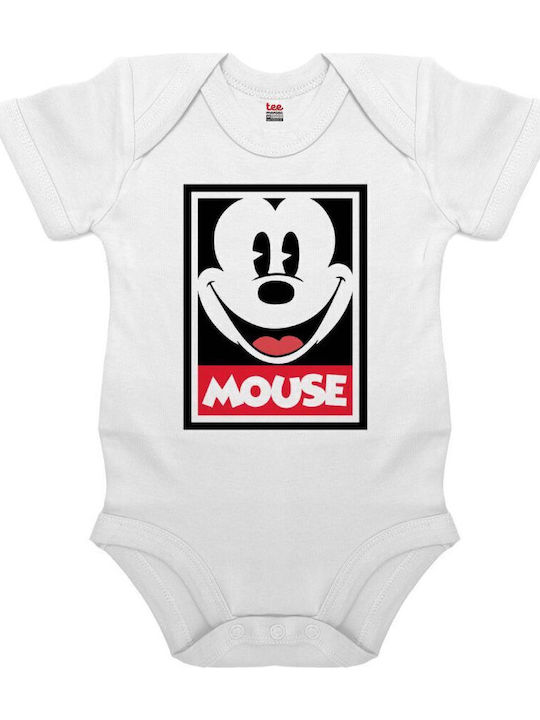 Koupakoupa Mickey Mouse Short-Sleeved White
