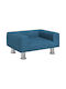 Sofa Blau 50x40x26.5cm 1Stück