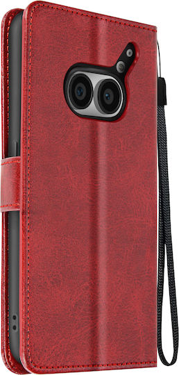 Wallet Δερματίνης Κόκκινο (Nothing Phone 2)